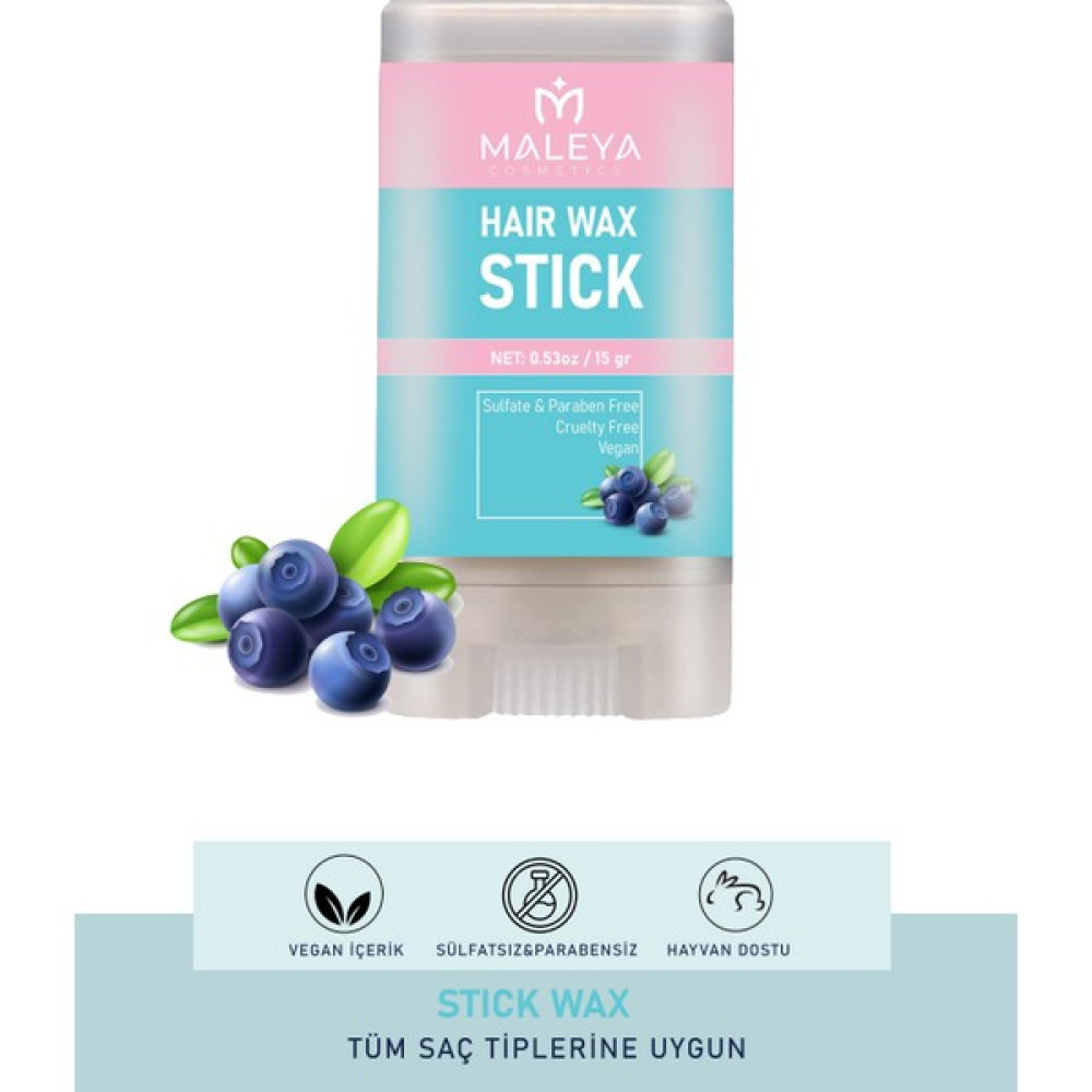Maleya Hair Stick Wax 15 gr - Saç Şekillendirici - Saç Sabitleyici Saç Şekillendirici Krem Fiyatı