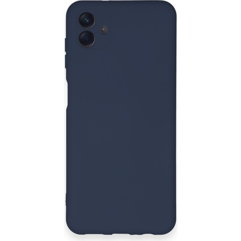 Maller Business Samsung Galaxy A04 Kılıf Nano Içi Kadife Silikon - Lacivert Cep Telefonu Kılıfı Fiyatı