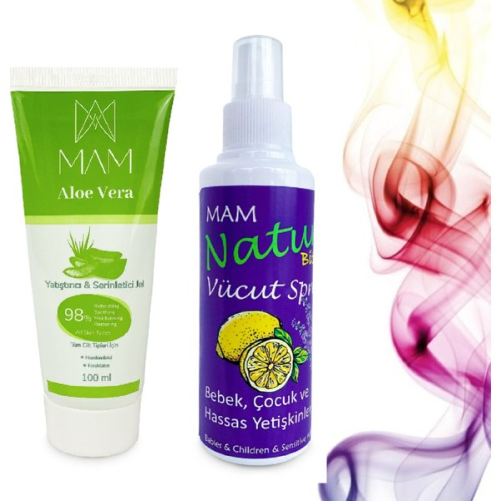 Mam Aloe Vera Yatıştırıcı & Serinletici Jel ve Natural Bite - Off Doğal Sinek Kovucu Sprey İkili Set Nemlendiriciler Fiyatı