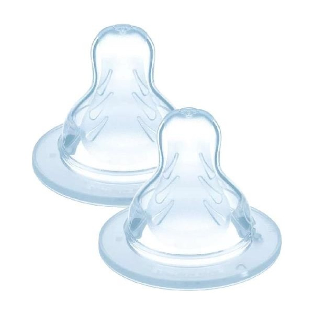 Mam Teat 2 Medium Flow Silk Teat 2+ Months - 2 Pack-Orta Akışlı Emzik 2+ Ay Biberon Emziği Fiyatı