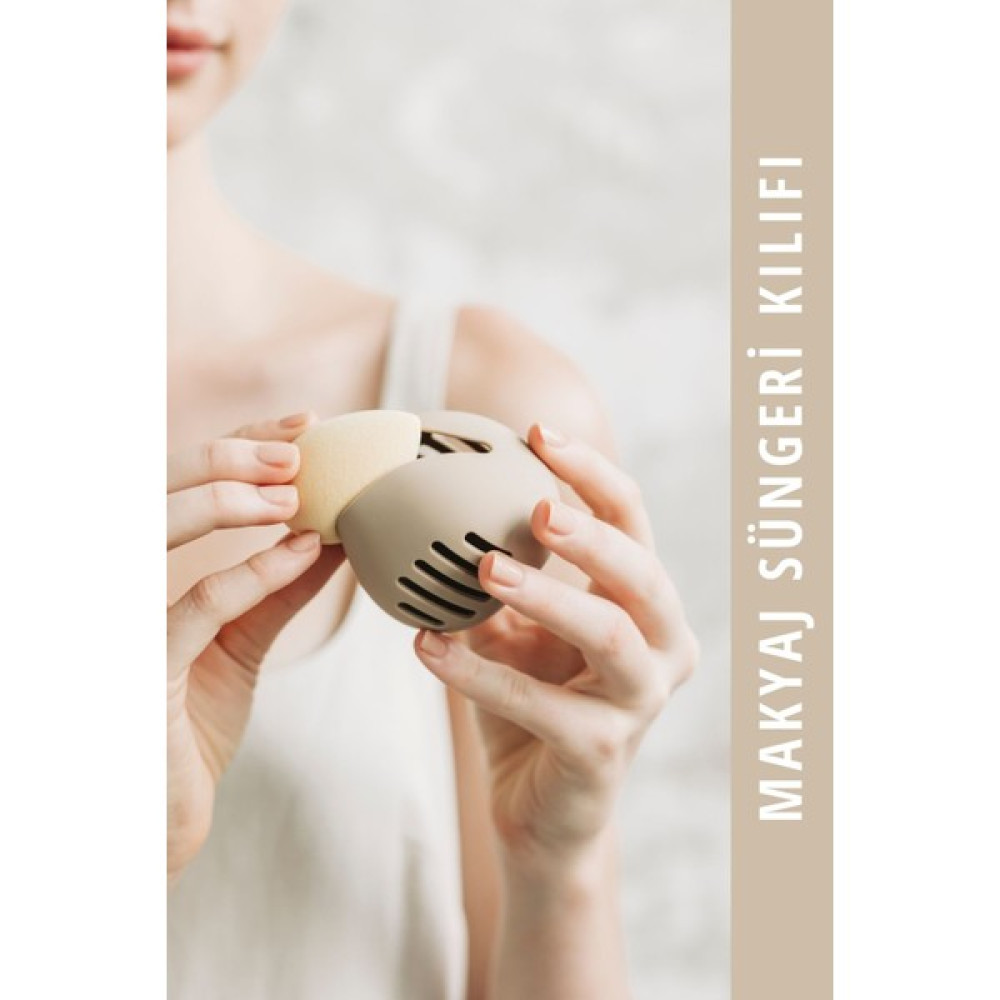 Mama Stuff Silikon Makyaj Süngeri Kılıfı - Seyahat Çantası - Rock Makyaj Fırça ve Aksesuarları Fiyatı