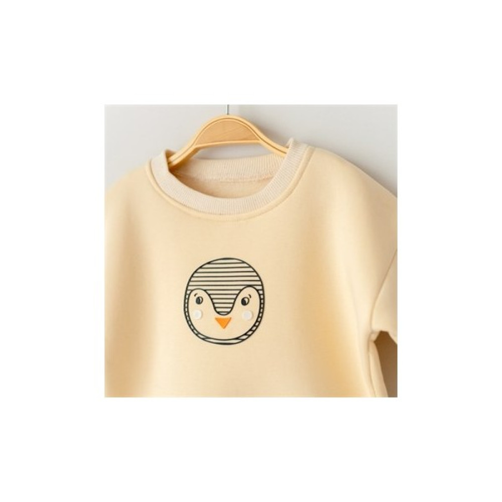 Mama Yoyo Penguen 3D Baskılı Sweatshirt Şardonlu Kız Çocuk Sweatshirt Fiyatı