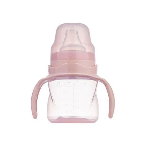 Mamajoo 160 ml Powder Pink Kulplu Eğitici Bardak