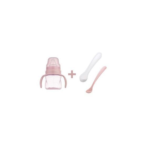 Mamajoo 160 ml Powder Pink Kulplu Eğitici Bardak