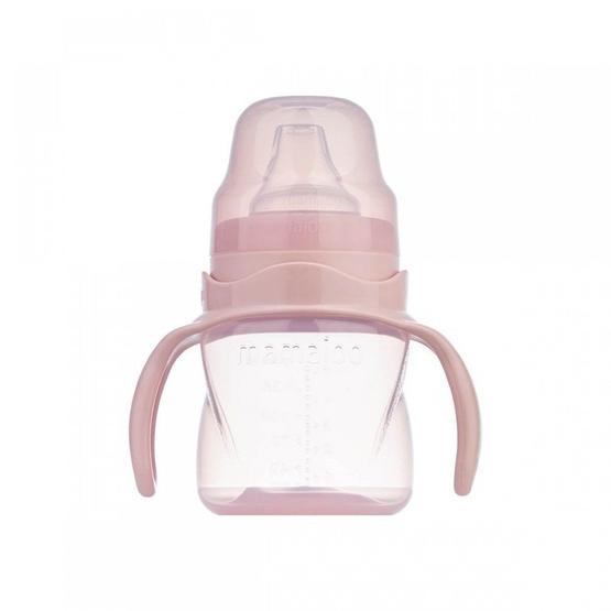 Mamajoo 160 ml Powder Pink Kulplu Eğitici Bardak