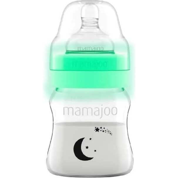 Mamajoo Gece & Gündüz Antikolik Biberon 160 ml 0 Ay+ | Yavaş Akışlı - Beyaz Biberon Fiyatı