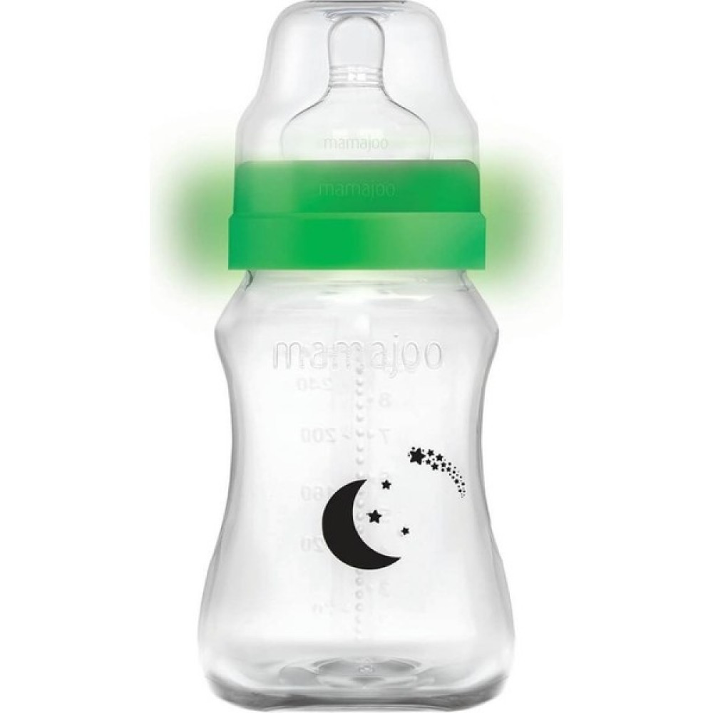 Mamajoo Gece & Gündüz Biberonu 270 ml & Anti-Kolik Biberon Emziği No:2 / M - 140 ml - Renkli Biberon Fiyatı