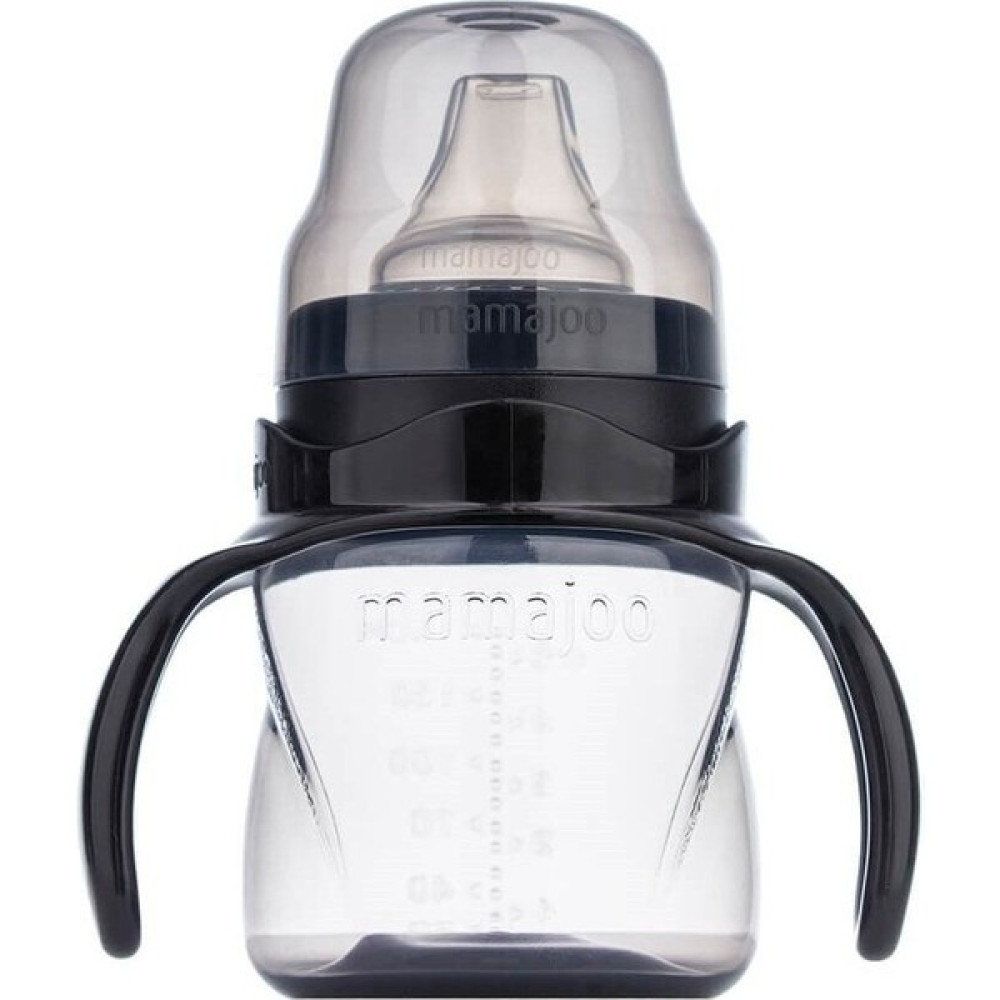 Mamajoo Kulplu Akıtmaz Eğitici Bardak Black 160 ml & Anti-Kolik Bardak Ucu - Hızlı Akış Biberon Emziği Fiyatı