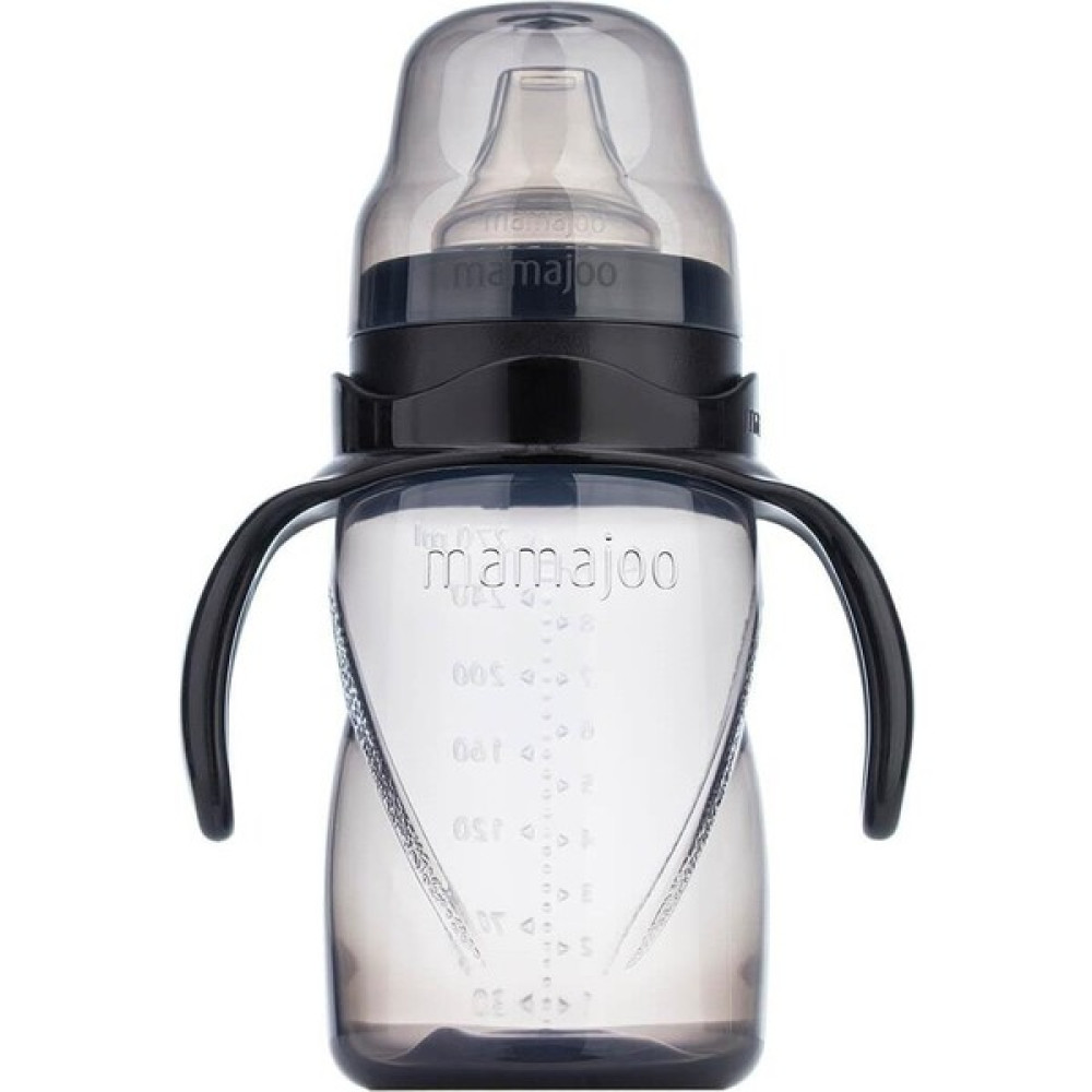 Mamajoo Kulplu Akıtmaz Eğitici Bardak Black 270 ml & Anti-Kolik Bardak Ucu Biberon Emziği Fiyatı