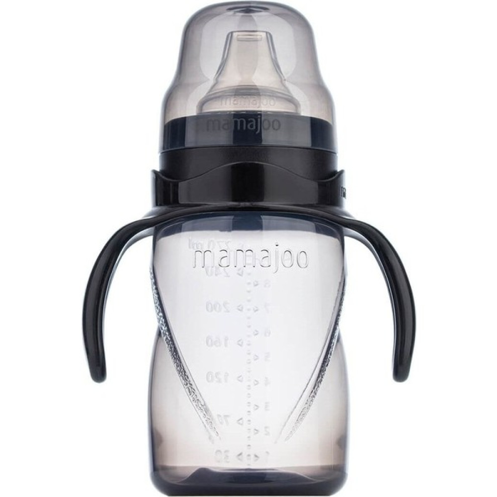 Mamajoo Kulplu Akıtmaz Eğitici Bardak Black 270 ml & Anti-Kolik Bardak Ucu - Hızlı Akış Biberon Emziği Fiyatı