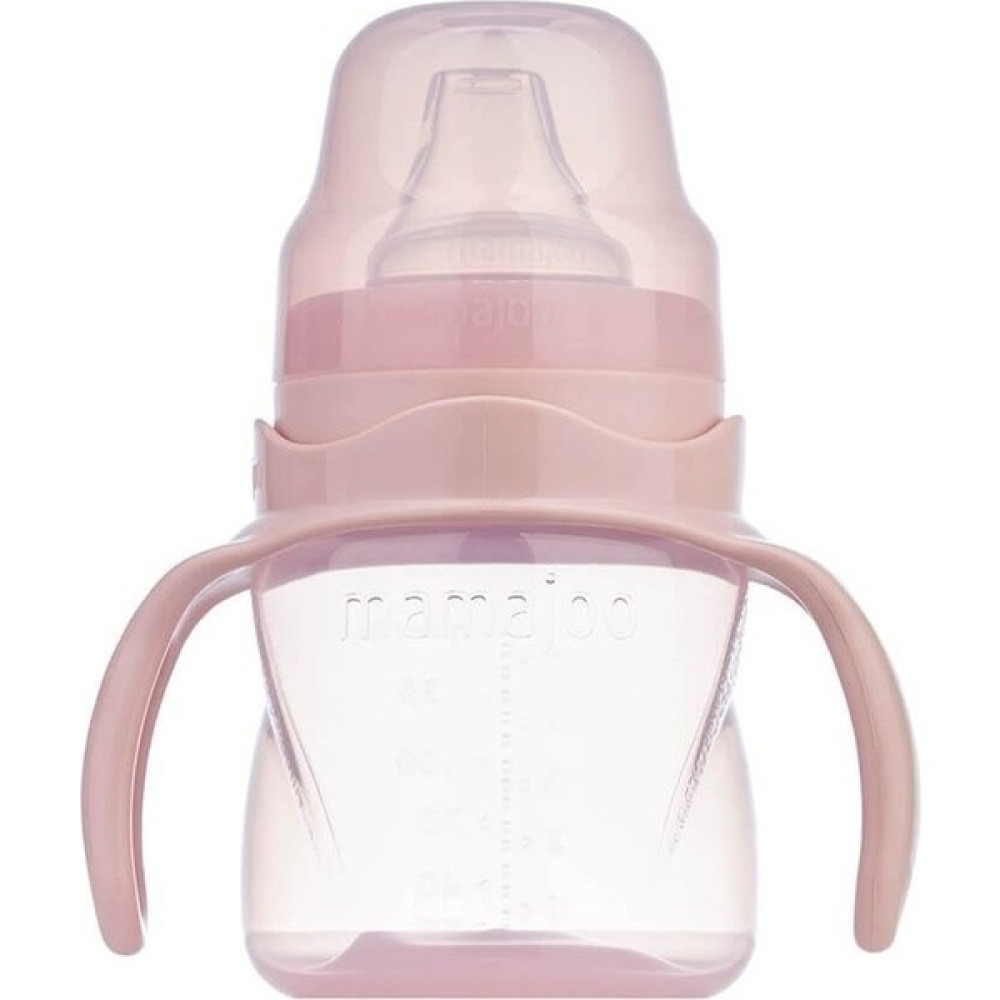 Mamajoo Kulplu Akıtmaz Eğitici Bardak Powder Pink 160 ml & Anti-Kolik Bardak Ucu Biberon Emziği Fiyatı