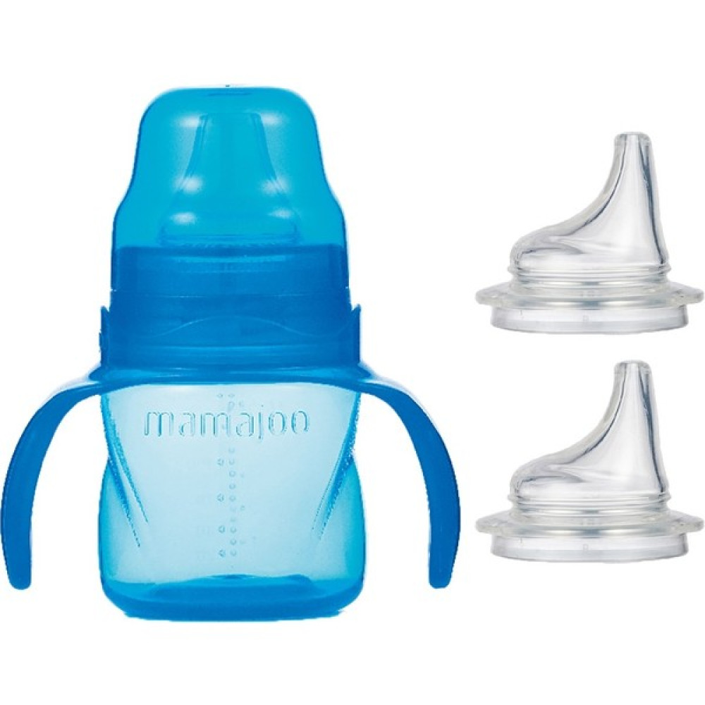 Mamajoo Kulplu Eğitici Bardak 160 ml & Yedek Ikili Bardak Ucu / Mavi Biberon Fiyatı