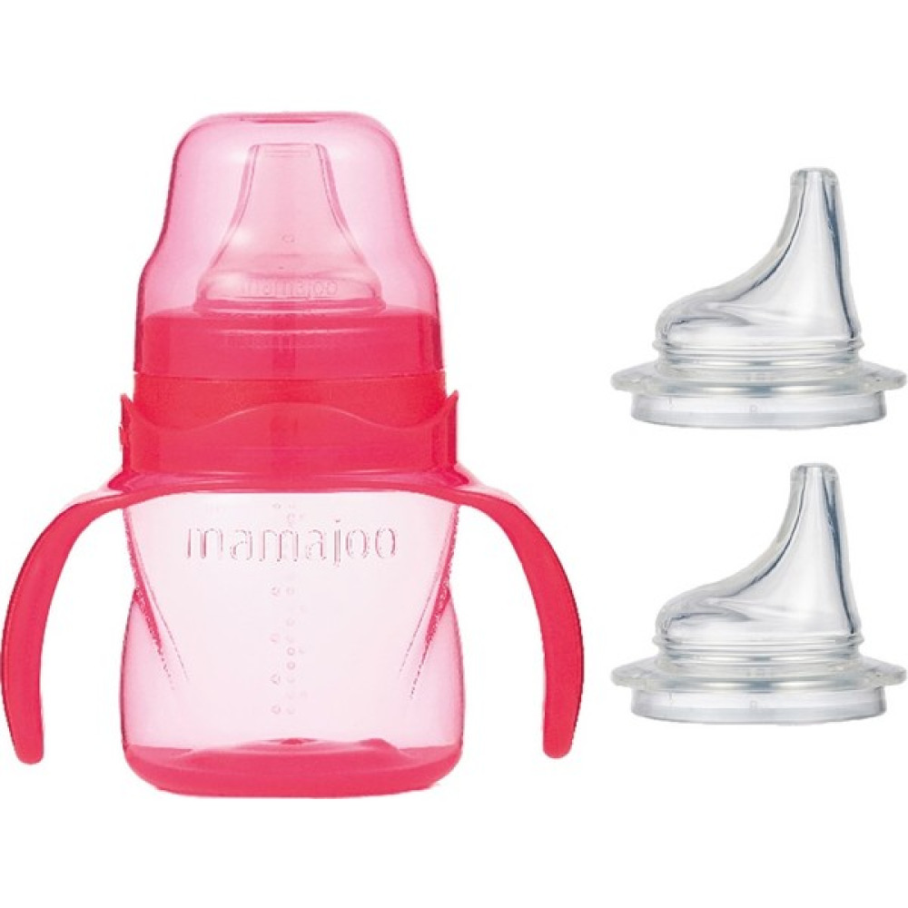 Mamajoo Kulplu Eğitici Bardak 160 ml & Yedek Ikili Bardak Ucu / Pembe Biberon Fiyatı