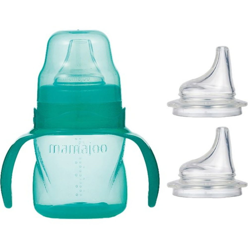 Mamajoo Kulplu Eğitici Bardak 160 ml & Yedek Ikili Bardak Ucu / Yeşil Biberon Fiyatı