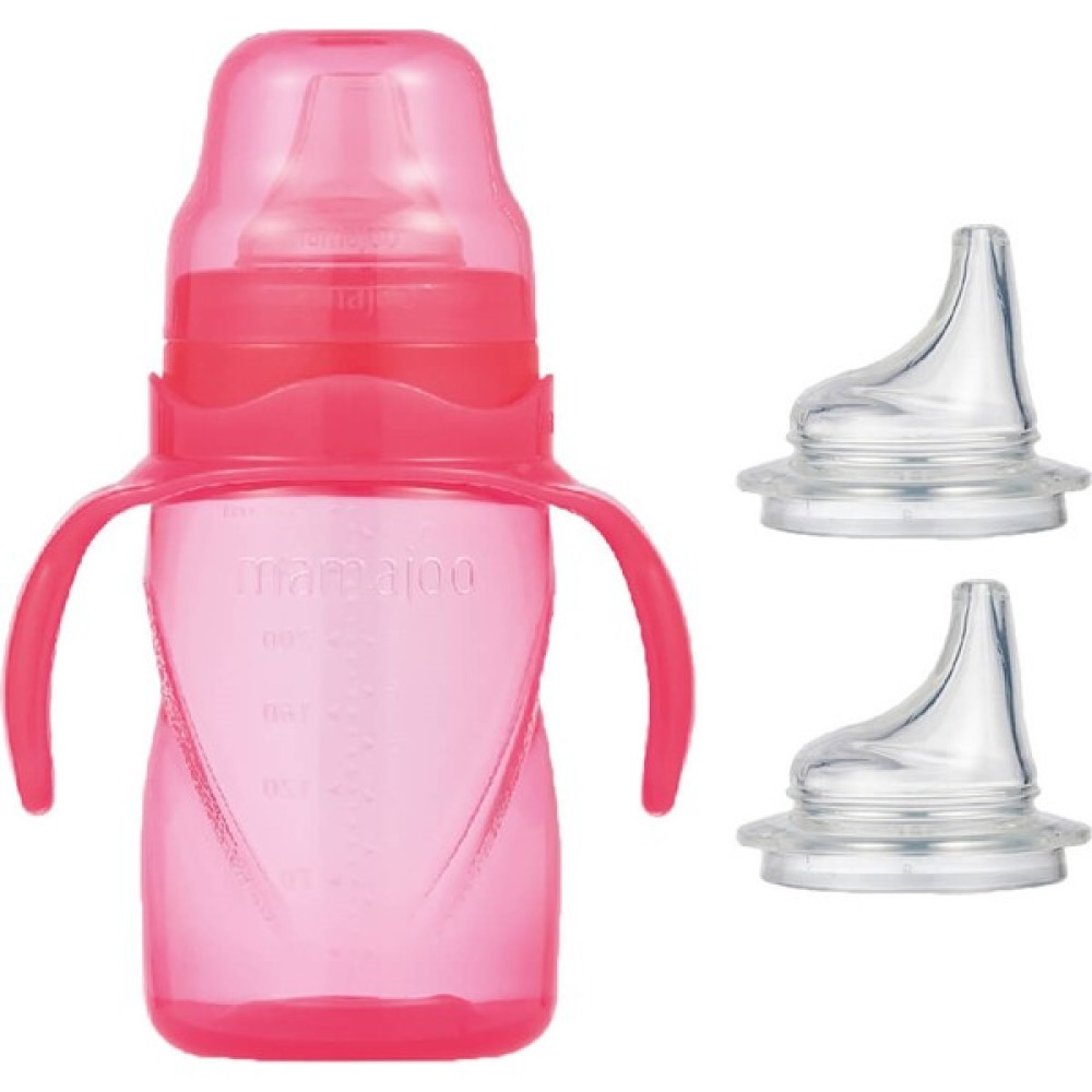 Mamajoo Kulplu Eğitici Bardak 270 ml & Yedek Ikili Bardak Ucu / Pembe Biberon Fiyatı