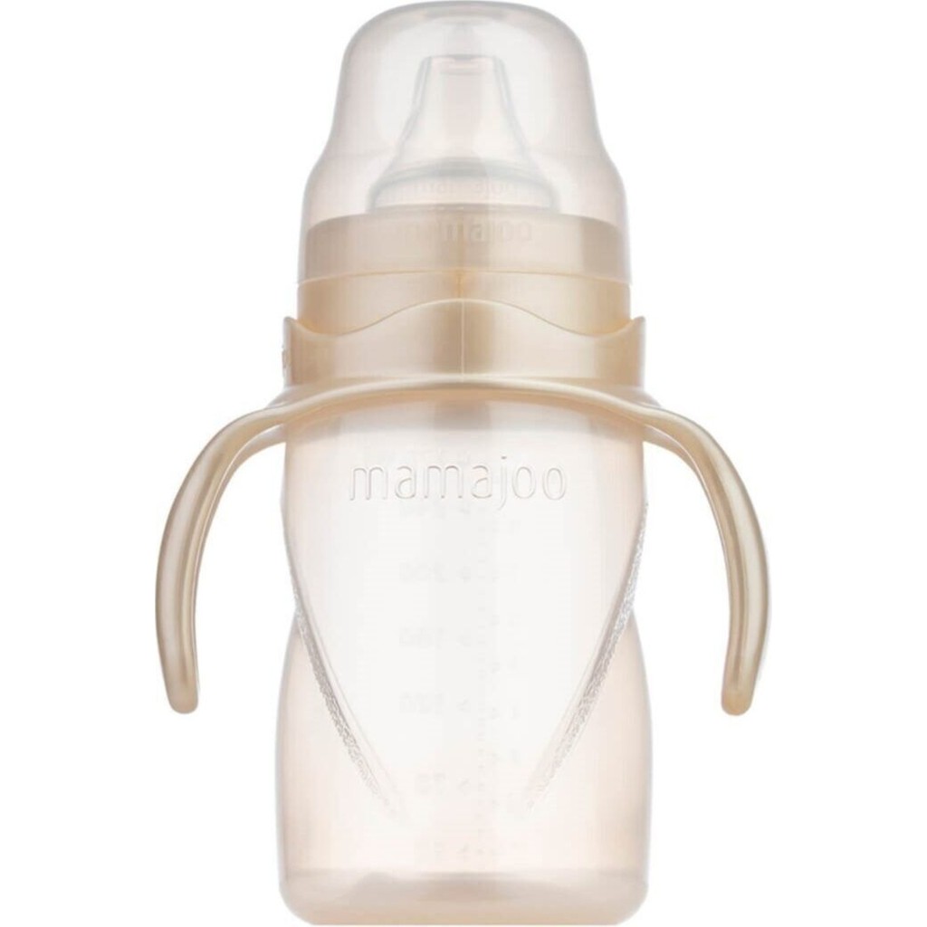 Mamajoo Kulplu Eğitici Bardak 270ML / Pearl - 2351-Damaklı Yavaş Akış Fincan / Bardak / Kahve Takımı Fiyatı