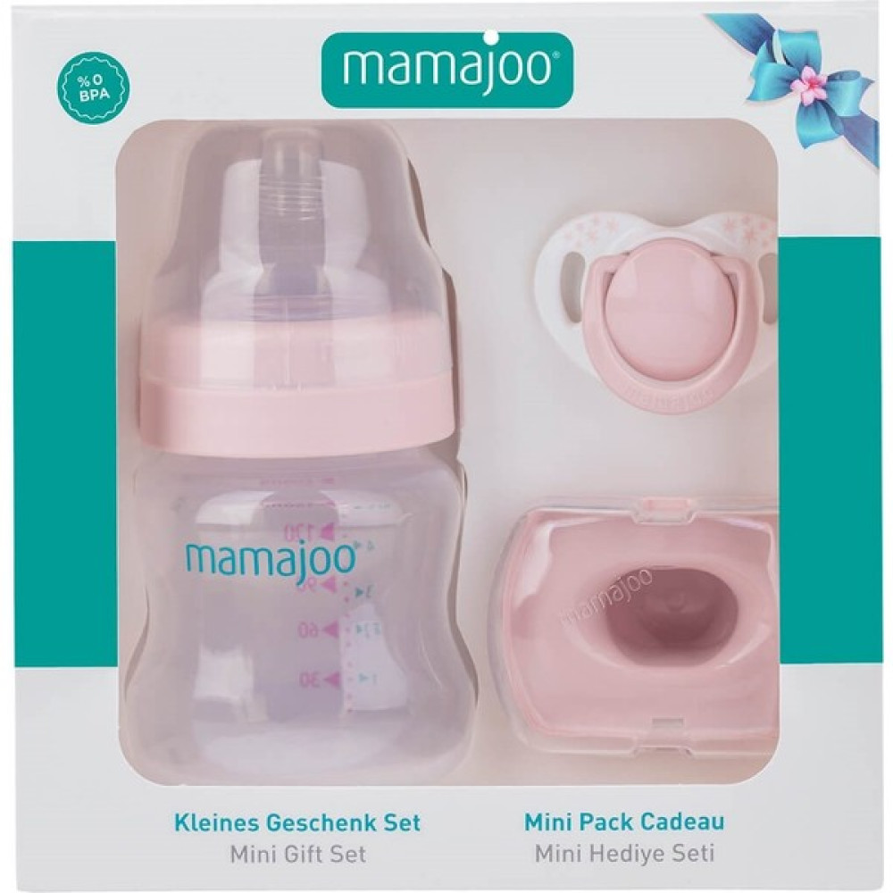 Mamajoo Mini Hediye Seti 150 ml / Powder Pink - Pembe - 250 ml Biberon Fiyatı
