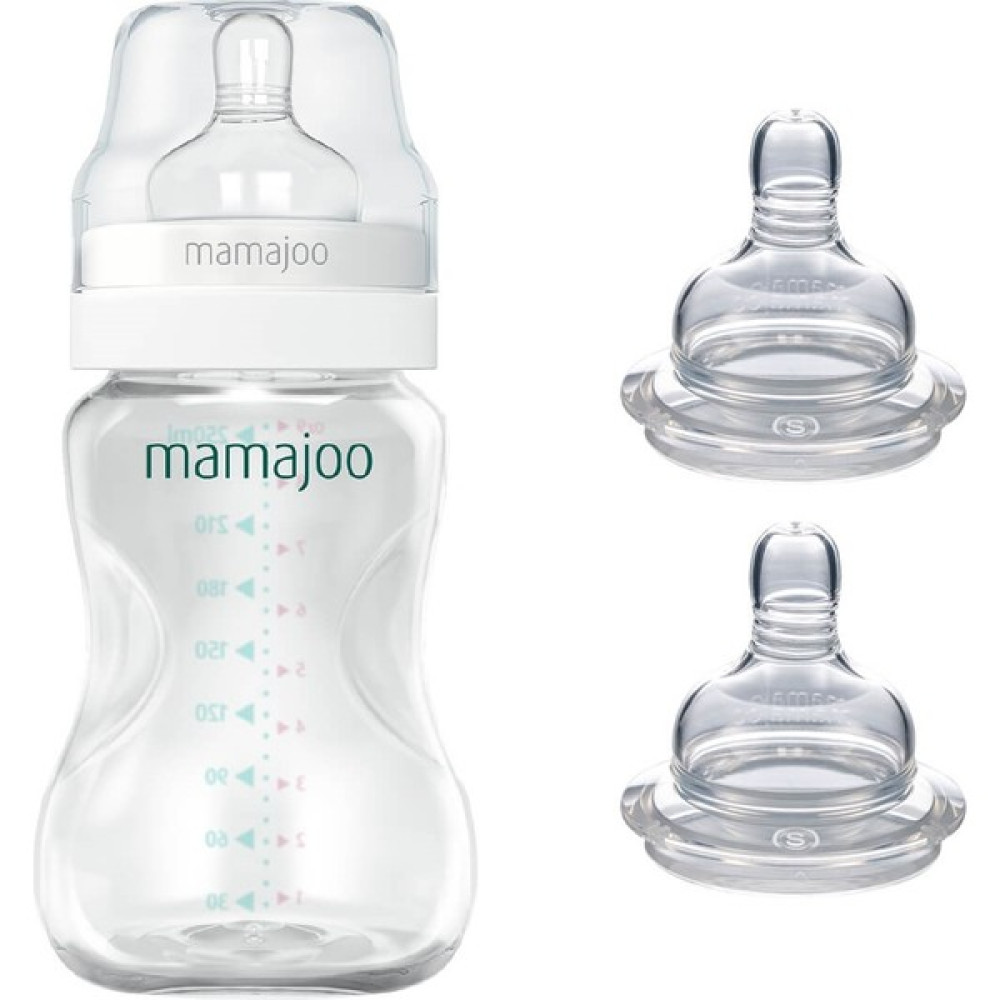 Mamajoo Silver Biberon 250ML & Yedek Ikili Biberon Emziği No.1 0 Ay+ Biberon Fiyatı