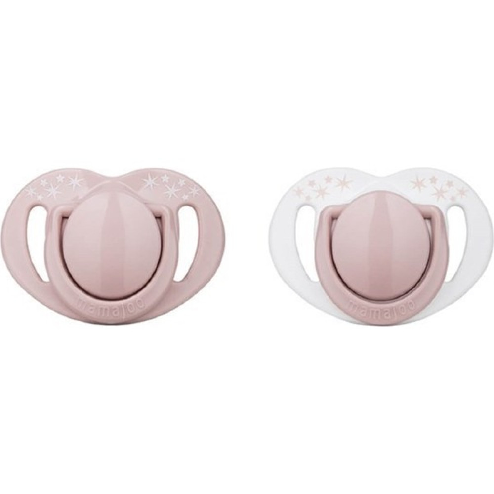 Mamajoo Sterilizasyon & Saklama Kutulu Silikon Ortodontik Ikili Emzik Powder Pink / 12 Ay + - 1 Yaş ve Üzeri - Açık Pembe Emzik Fiyatı