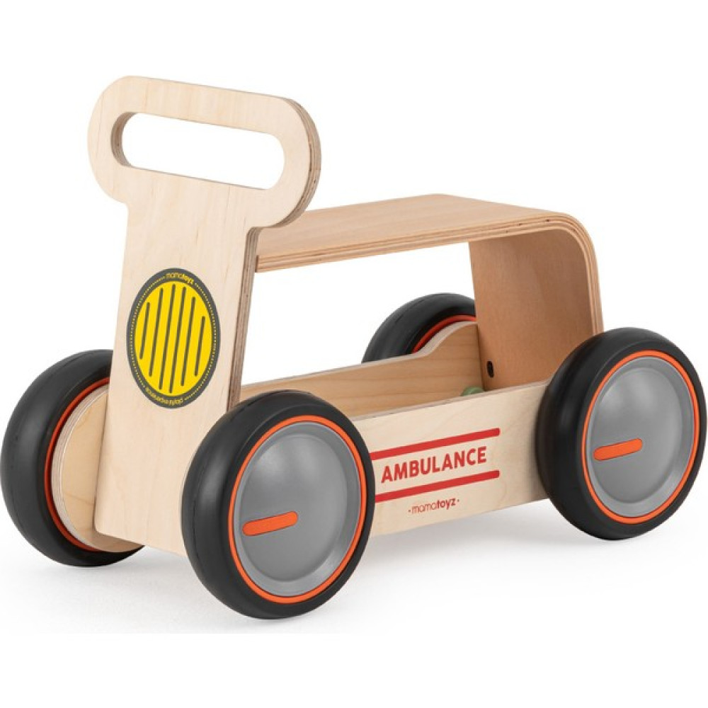 Mamatoyz Driveme Wood Ambulans | Yürüteç - Bin Sür - Oyuncak Deposu Oto Boyaları Fiyatı