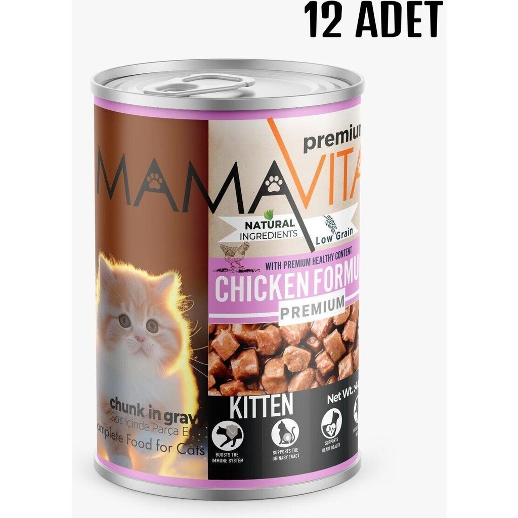 Mamavita Tavuk Etli Yavru Kedi Maması 12 Adet Evcil Hayvan Ürünleri Fiyatı