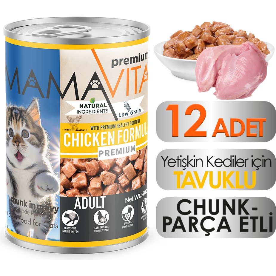 Mamavita Tavuk Etli Yetişkin Kedi Maması 12 Adet Evcil Hayvan Ürünleri Fiyatı