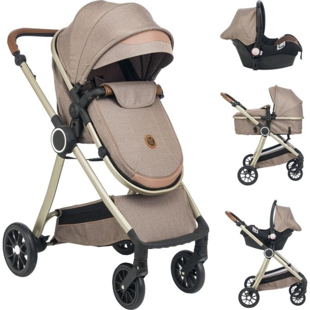 Mamma Range Çift Yönlü 6 In 1 Yeni Nesil Travel Sistem Bebek Arabası - Kahverengi Bebek Arabası-Puset Aksesuarları Fiyatı