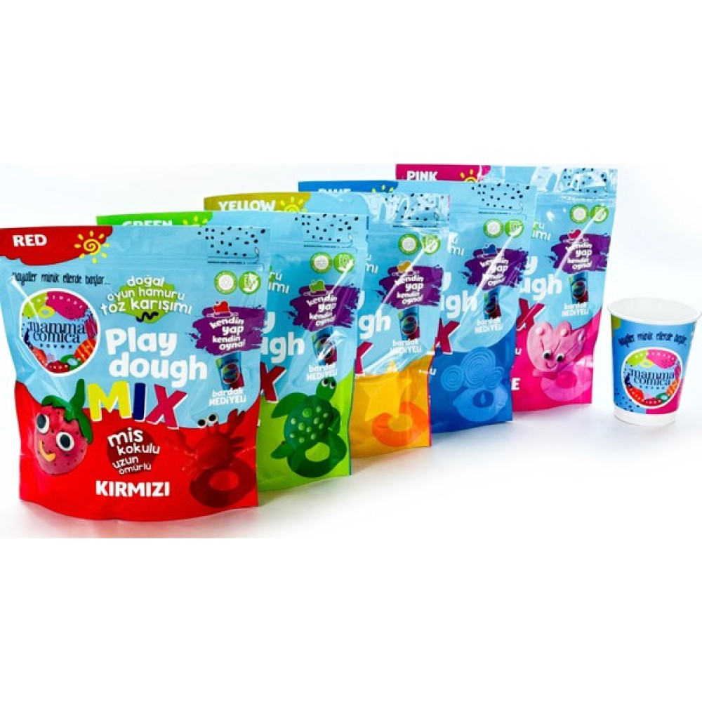 Mammacomica Dough 5'li Paket Kendin Yap Kendin Oyna Doğal Oyun Hamur Tozu Eğitici Oyuncak Fiyatı