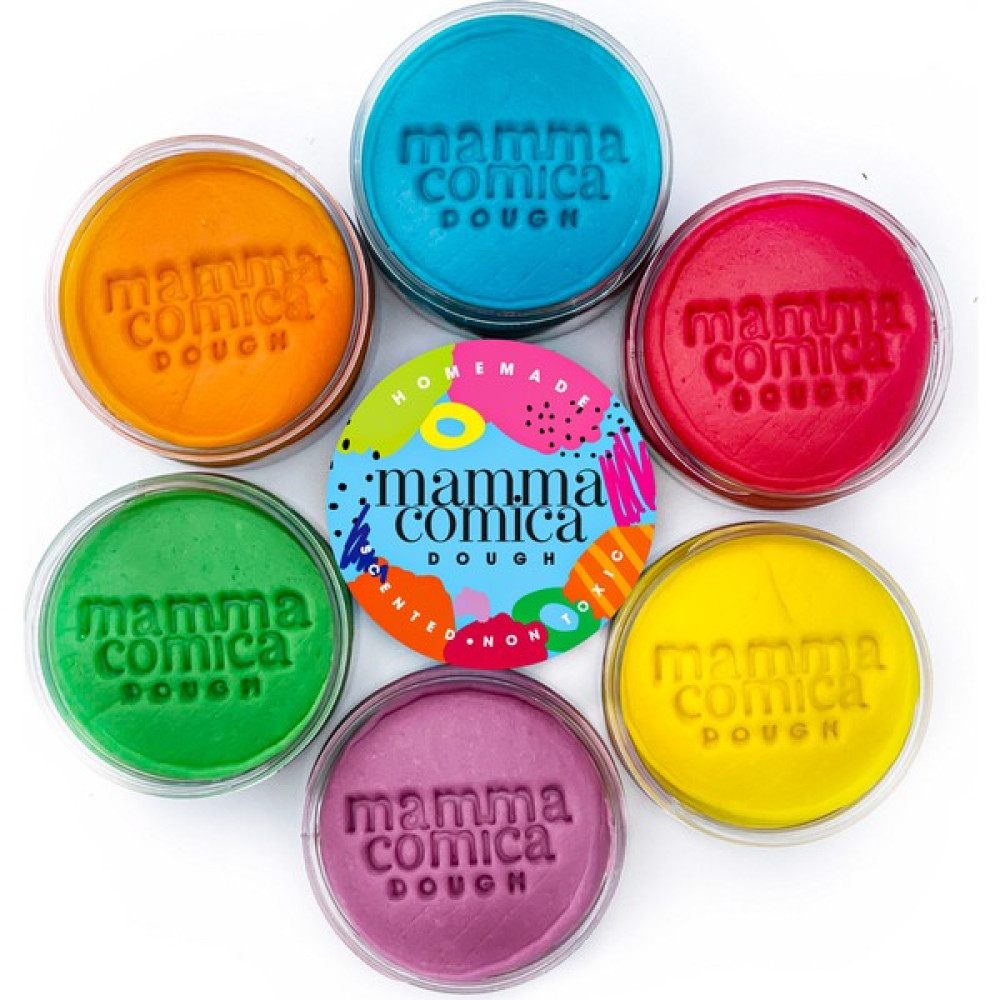Mammacomica Dough 6’lı Oyun Hamuru - Klasik 130 Gram Eğitici Oyuncak Fiyatı