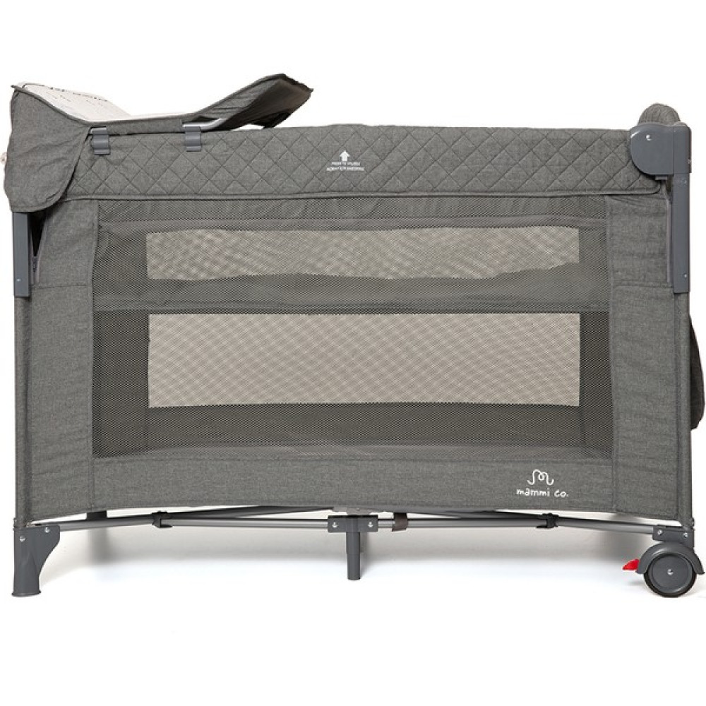 Mammi Co. Luna Anne Yanı & Park ve Seyahat Yatağı 63X120 cm Grey Melange - Gri Park Yatak / Oyun Parkı Fiyatı
