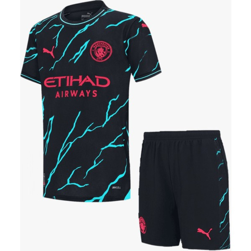 Manchester City 2023/24 Yeni Sezon Kevın De Bruyne Deplasman Çocuk Forması Şort Çorap 3'lü Set Futbol Malzemeleri Fiyatı