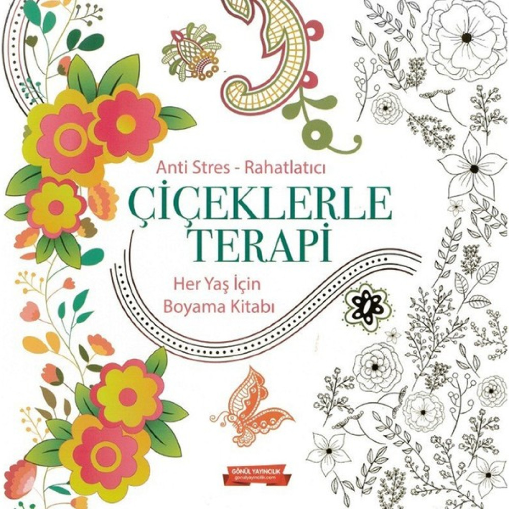 Mandala Çiçeklerle Terapi - Her Yaş Için Boyama Kitabı Sanat Mimari Kitapları Fiyatı