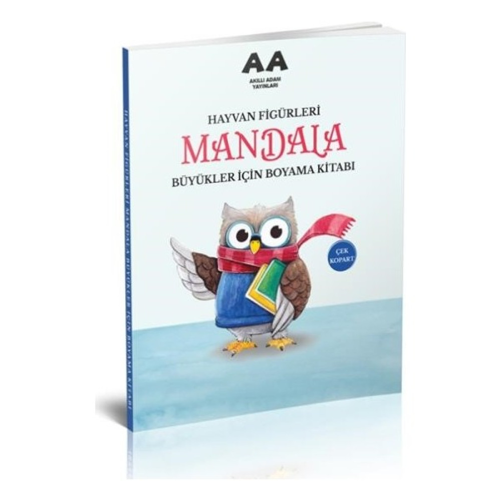 Mandala Hayvan Figürleri Büyükler İçin Boyama Kitabı Sanat Mimari Kitapları Fiyatı