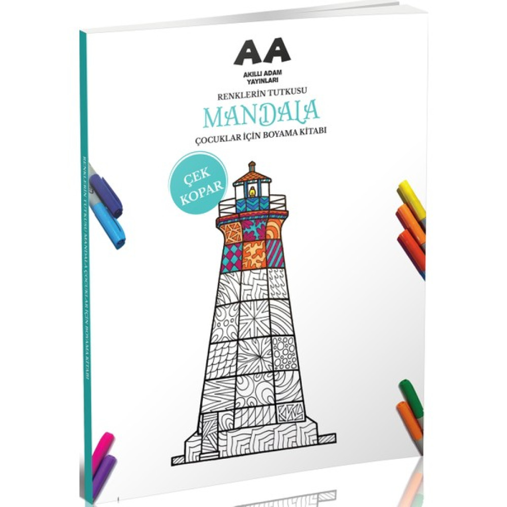 Mandala Renklerin Tutkusu Çocuklar Için Boyama Kitabı Aktivite & Eğitici Kitaplar Fiyatı