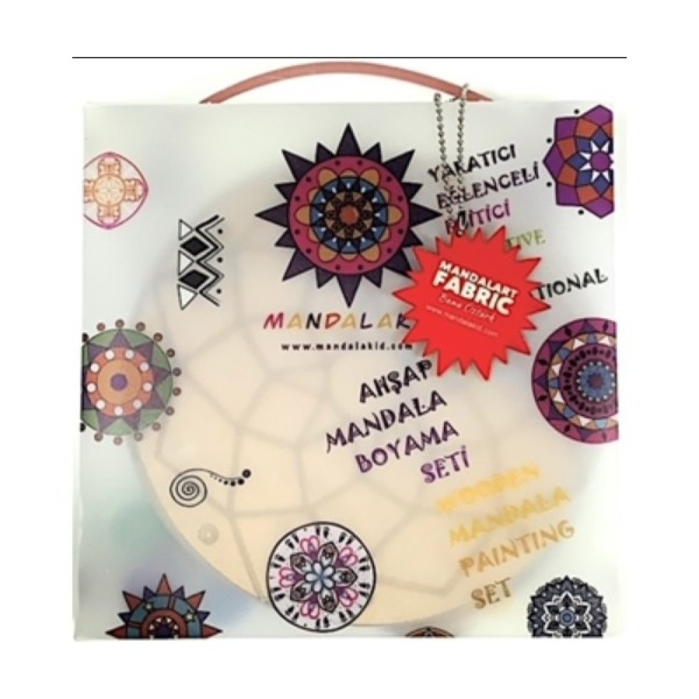 Mandalakid Çocuklar Için Ahşap Mandala Boyama Seti - Banu Öztürk Sanat Mimari Kitapları Fiyatı