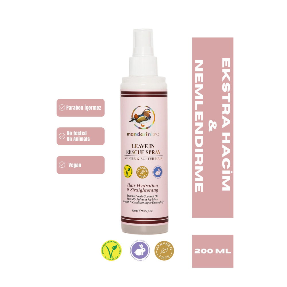 Mandarinbird Leave In Rescue Spray Durulanmayan Sıvı Sprey Saç Kremi Şampuan ve Saç Kremi Fiyatı