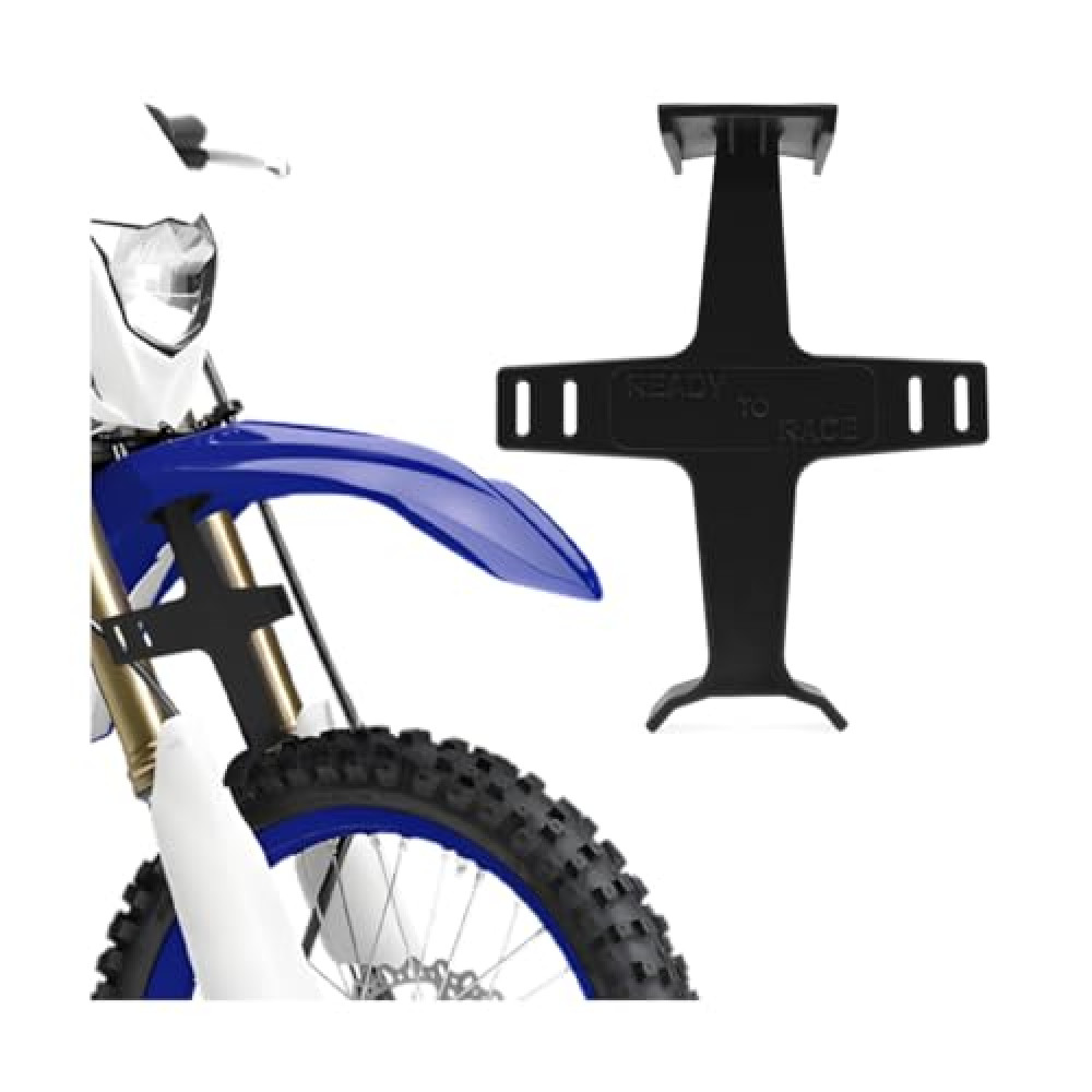 Mandark Motorcycle Suspension Fork Support Guard Transportation Protector, Motorbike Fork Saver Brace, Auto Tie Down Seal Saver Protection Accessories, Universal for Dirt Bike Motocross (Black)