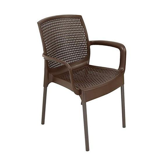 Mandella Defne Rattan 2 Adet Beyaz Sandalye