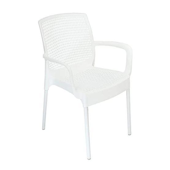 Mandella Defne Rattan 2 Adet Beyaz Sandalye