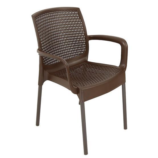 Mandella Defne Rattan 2 Adet Beyaz Sandalye