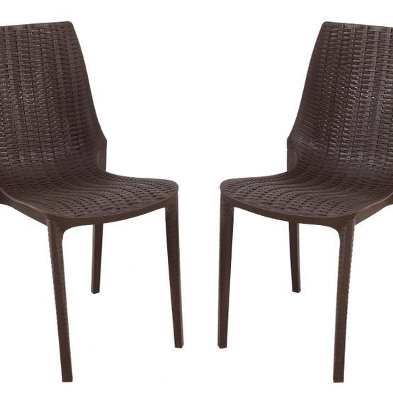 Mandella Nirvana 2 Adet Kahverengi Sandalye Standart Sandalye Fiyatı