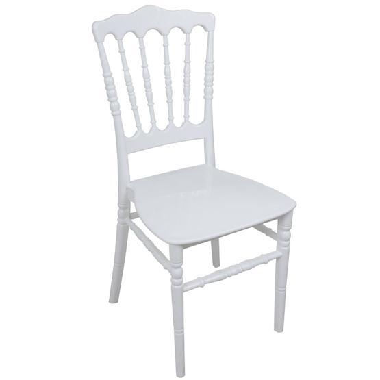 Mandella Silver Napolyon Beyaz Sandalye