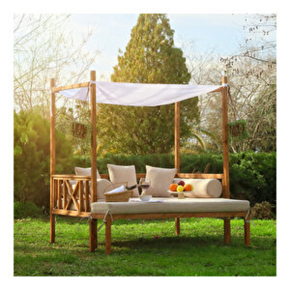 Mandu Exculisive Ahşap Bahçe Yatağı-daybed Bahçe Bankı Fiyatı