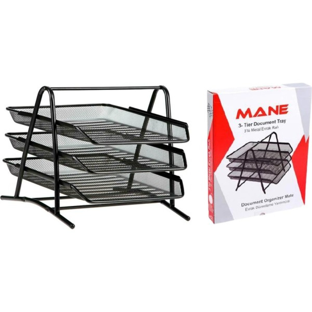 Mane Metal 3'lü Evrak Rafı Evrak Dolabı Fiyatı