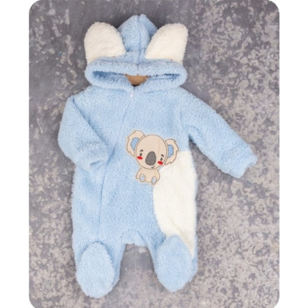 Manga Bebe Welsoft Yandan Fermuarlı Nakışlı Kışlık Bebek Uyku Tulumu 3-6-9-12 Ay Bebek Tulumu Fiyatı