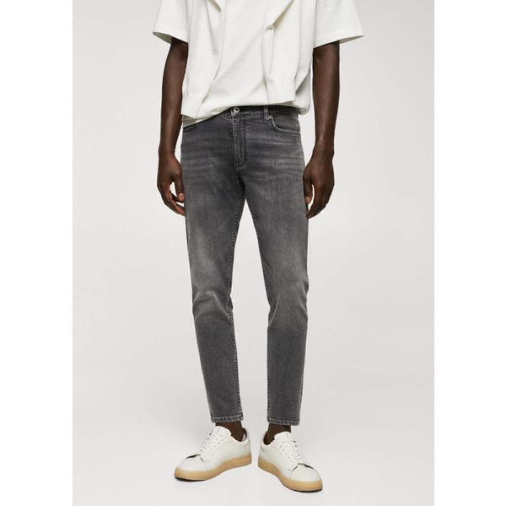 Mango Man Tom Daralan Paçalı Kısa Jean Erkek Jeans / Kot Pantolon Fiyatı