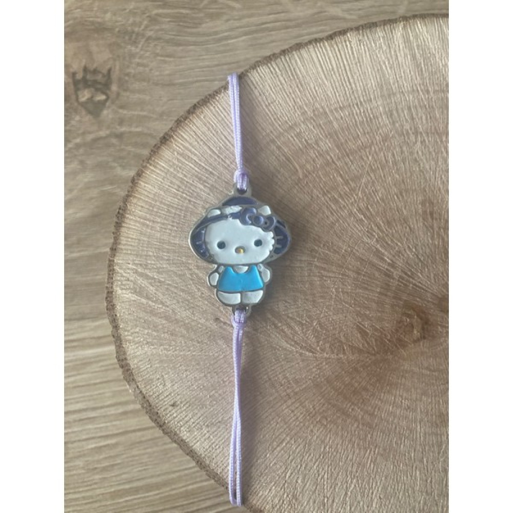 Maniera Aksesuar Mor Şapkalı Mavi Elbiseli Hello Kitty Bileklik - Ayarlanabilir Saat ve Bileklik Aksesuarı Fiyatı