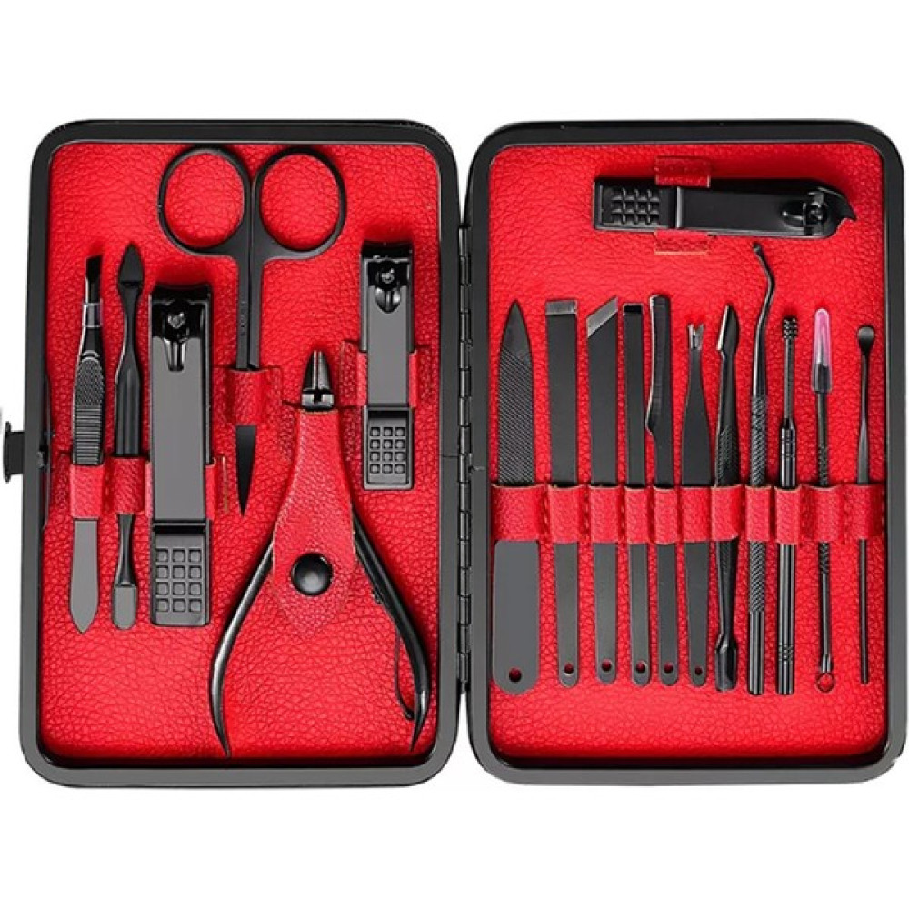 Manikür Pedikür Seti El Ayak Tırnak Manikür Pensi Set 17 Pcs Tırnak Eti Manikür Makası Siyah Nokta Temizleme Tırnak Bakımı Fiyatı