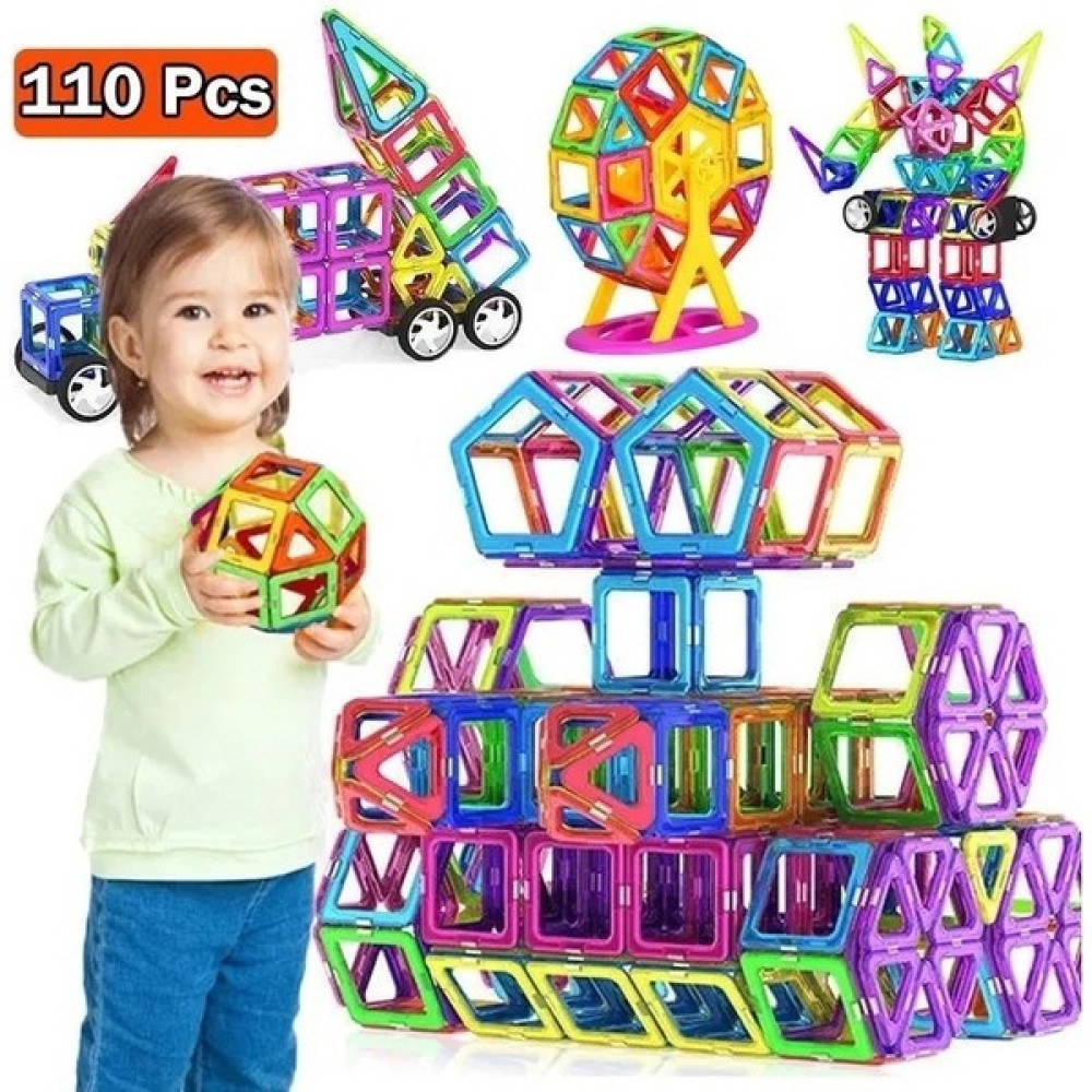 Manjia Manyetik Parçalar 110 Eğitici Oyuncak Blokları (Yurt Dışından) Legolar ( Yapım Oyuncakları ) Fiyatı