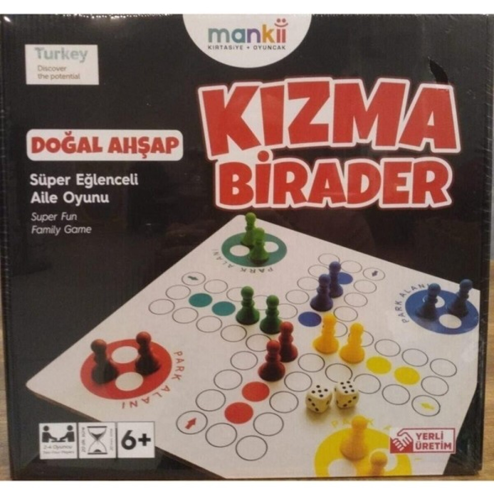 Mankii Oyuncak Doğal Ahşap Kızma Birader Oyun Seti Fiyatı